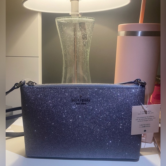NWT Kate Spade Joeley Glitter Dusk Navy Crossbody Bag – Unopened, Unused - Picture 2 of 4